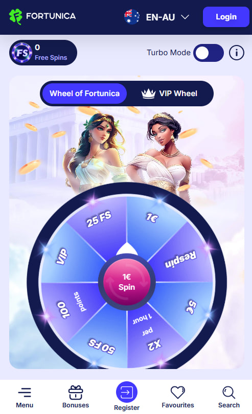 Fortunica Casino mobile